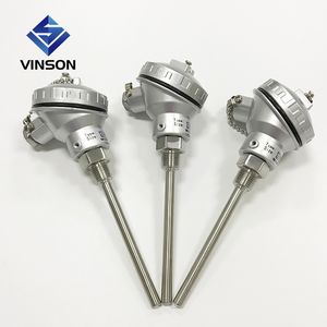 Basic Customization Wzp Rtd Probe PT100 PT1000 Thermowell Temperature Thermocouple