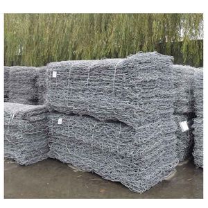 Gabion Cage Hot Galvanized Wire Mesh 8*10cm Gabion Box Retaining Wall 2*1m