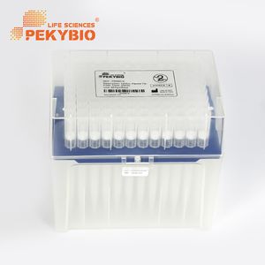 Pekybio 1250UL Micro Plastic Filter Pipette Tips for Various Pipetors