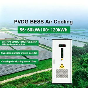 100kwh+55kw Industrial Energy Storage Solution with Advanced Battery Cabinet