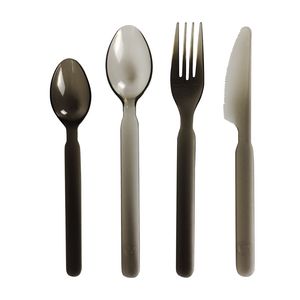 Pink Plastic Knife Fork Spoon Disposable Set Premium Cutlery Melamine Dinnerware for Birthday Party Catering Wedding Event Wholesale Supply
