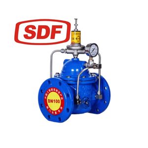 Ductile Iron Flange Pilot Operated Pressure Relief Valve for Water Supply System