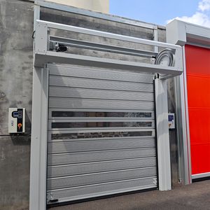 Factory Produce Wholesale Electrical Long Lasting Rapid Acting High Speed Rolling Fast Roller Shutter Spiral Dock High Speed Spiral Aluminum Shutter Door