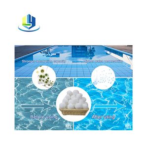 700g Eco-Friendly High Filtration Precision Swimming Pool White Filter Ball for Water Treatment