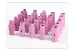 TIG Welding Accessories Wp26 Torch Consumable 10n50 10n49 10n48 10n47 10n46 10n46 10n45 10n44 Ceramic Nozzle Alumina Nozzle for TIG Welding