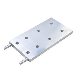 Aluminium Water Cooling Plates Water Cooling Block Double Side Cooled Plate for Industrial