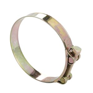304 Stainless Steel Single Bolt Double Band Heavy Duty Hose Solid Robust Pipe Clamp Types of Hose Clamps