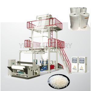Oversea After Sales New Design PE LDPE HDPE PLA Plastic Extruder Plastics Bag Single Layer Double Layer Three Layer Extruder Biodegradable Film Blowing Machine