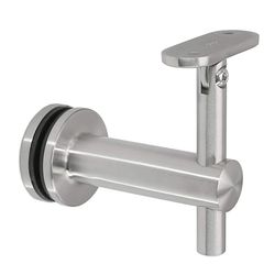 OEM Factory Custom Residential Stairs 304 316 Stainless Steel Handrail Bracket Corridor Glass Railing Bracket