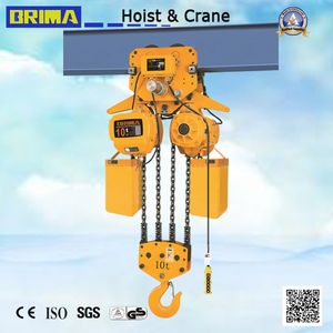 Brima 10t Single Speed Electric Chain Hoist with Electric Trolley