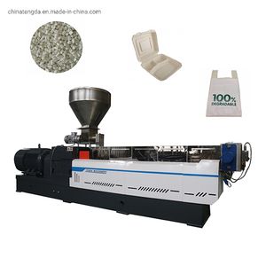Biodegradable Starch PLA Granules Making Machine Twin Screw Extruder Machine