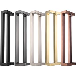 OEM Custom Stainless Steel 304 316 Glass Door Handle Swing Sliding Door Handle for Apartment/Villa/Hotel/Hospital