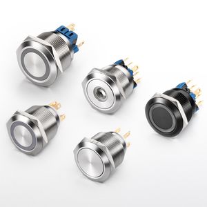 Mechanical Emergency Stop Button and Momentary Dimmer Push Button Touch Switch for on off Control
