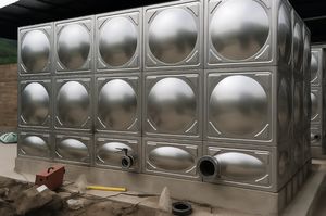 Welding Stainless Steel Modular Sectional Pressure Tank 1000 Gallon Stainless Steel Water Storage Tank
