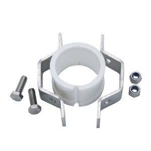 Sanitary Stainless Steel Pipe Holder with PTFE Gasket