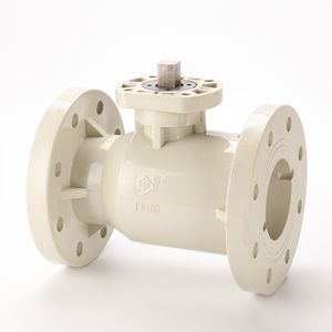 PVDF Flange Ball Valve, Plastic Ball Valve, CPVC/UPVC/FRPP/Pph