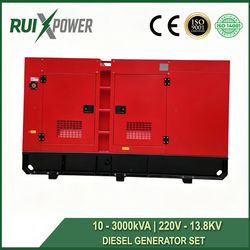 Baudouin 80-235kVA Silent Diesel Generator Set 3-Phase 400V Canopy Genset