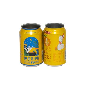 OEM 250ml 330ml 500ml Blank Aluminum Cans Manufacturer Wholesale Print Empty Coffee Beer Juice Drink Aluminium Metal Cans in Packaging