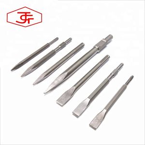 Electrical Hammer Drill Plus Flat Flexible Stone Chiseling Tools for Masonry Brick Wall