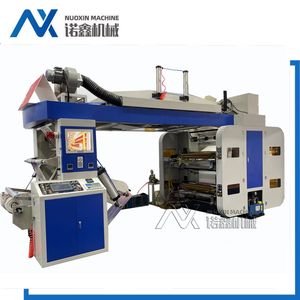 4 Color Stack Type Film Flexographic Printing Machine Chinaplas
