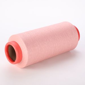 Wholesale Imitation Cotton-Like 100 Polyester 32s/2 Recycle Polyester Color Yarn High Tenacity Polyester Yarn
