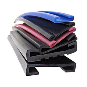 PVC and EPDM Material U-Shaped Anti-Collision Rubber Fuel Tank Gasket Double Clamping Rubber Seal Band