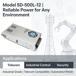 500W 12V DC DC Converter Industrial Power Supply SD-500L-12