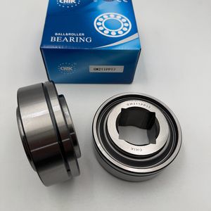 GW211PP17 Square Bore Agricultural Disc Bearing Deep Groove Ball Bearing China Manufacturer