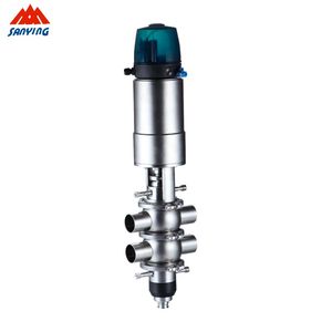 Stainless Steel Divert Seat Valve with Pneumatic Actuator