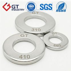 ISO7089 904L 310 410 Washer DIN125 2205 Alloy Steel A453 Washer 660 Washer Stainless Steel Incoloy A286 Flat Washer