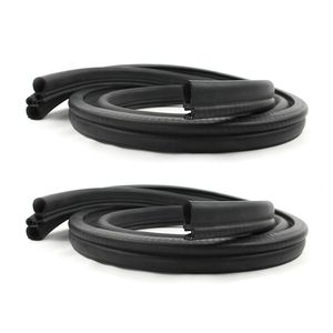 Black U-Shaped Auto Weather Stripping Rubber Seal Strip