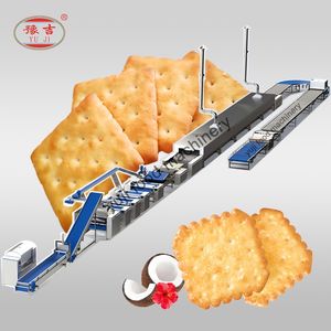 Fully Automatic Hard Biscuit Production Line Bakery Biscuit Making Machine