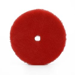 Buffing King 6in Red Wool Pad for Light Cut Polishing Wheel Wholesale 150mm Wool Cutting Buffer Pad for Car Detailing