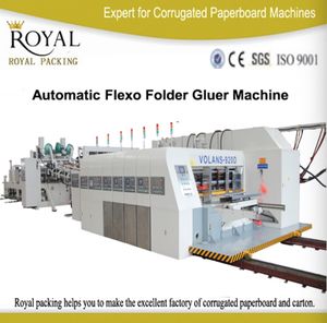 Full Automatic Printing Slotting Machine with Inline Carton Folder Gluer