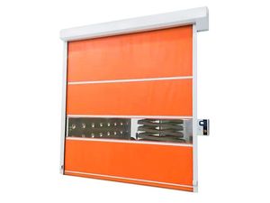 Automatic Windproof High Speed PVC Rolling Door CE Certified Industrial Rapid Roller Shutter for Warehouse Logistics