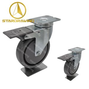 Stardrawing 5inch 125mm Polyurethane Wheel PU Industrial Wheel Caster