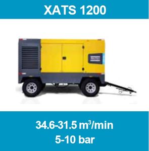 Atlas Copco Xats 1200 Mobile Air Compressor Drillair Machine Stock in China