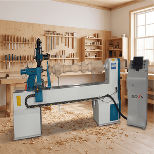425W CNC Wood Lathe Turning Machine