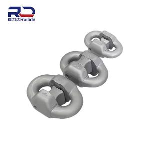 38*126mm Galvanized Rigging End Connector, Flat Connecting Ring, Chain Connector