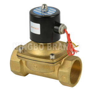 2W500-50 2′′ 2 Way Normally Closed Water Air Oil Gas Brass Solenoid Valve 12VDC 24VDC 24VAC 110VAC 120VAC 220VAC 230VAC