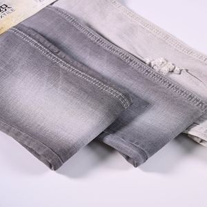 95% Cotton+3% Polyester+2% Spandex Low Elasticity Vertical and Horizontal Slub Denim Fabric for Garment Making
