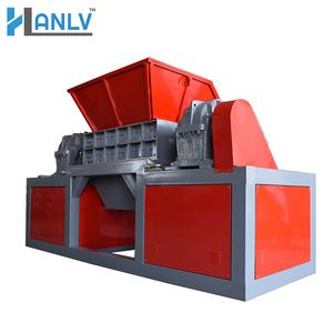 Efficient Double Shaft Shredder for Industrial Waste Like Metal Plastic Wood Cardboard