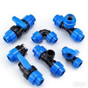 PP Compression Couping Elbow Tee Joint Fittings Compatible with PE Pipe Is07 Standard Tianyan