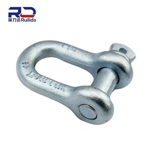 High Strength High Quality Fast Connect D Shaped Shackle for Heavy Load Steel