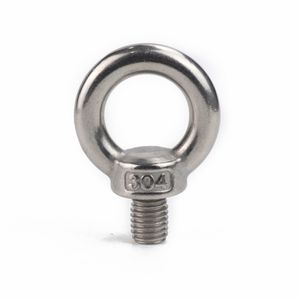 M6 M8 DIN 580 C15 Lifting Eye Nuts / Screw Ring Hook Eye Bolts for Roof Rack