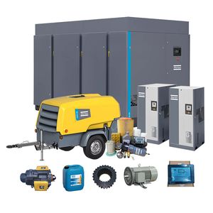 Screw Compressor Atlas Copco Spare Parts Air End Oil Filter Dryer Valve Service Kit Fan Motor Controller