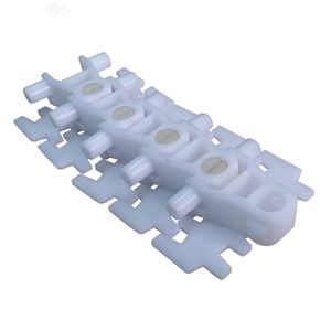 Modular Plastic Flexible Conveyor Chain for Automated Manufacturing and Curved Conveyor Systems