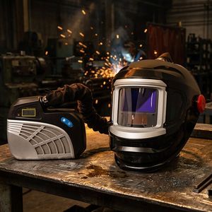 Inwelt True Color Welding Helmet Papr Respirator Auto-Darkening Weld Mask