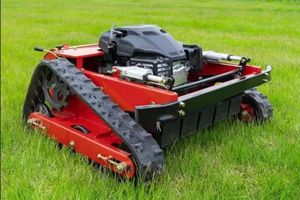 Remote Controlled Hybrid Gasoline Lawn Mower 1000c with Lead-Acid Batteries
