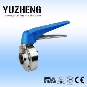 Stainless Steel 304/316L Sanitary Welded Butterfly Valve